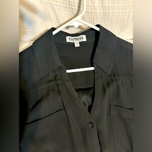 Portofino shirt black dress worn twice, size Large.